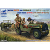 Bronco 35218 1/35 British Recce and Signals Light Truck and Crew Plastic model kit