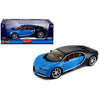 Bburago 11040 1/18 2017 Bugatti Chiron Blue