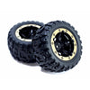 BlackZon BZ540087 Slyder MT Wheels/Tyres Assembled Black/Gold