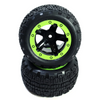 BlackZon BZ540094 Slyder ST Wheels/Tyres Assembled Black/Green