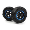 Blackzon BZ540184 Smyter Desert Wheels and Tires Assembled Blue