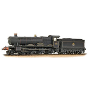 Bachmann Branchline OO GWR 49XX Hall 4971 Stanway Hall BR Lined Black (Early Emblem) - Weathered BAC-32002A