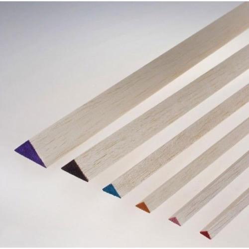 Balsa Wood Triangle 12.5 x 12.5 x 915mm Blue – Metro Hobbies