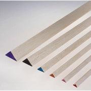 Balsa Wood Triangle 9.5 x 9.5 x 915mm Orange