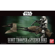 Bandai 0196693 Star Wars 1/12 Scout Trooper & Speeder Bike 0196693 2291091 0196693-5000