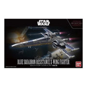 Bandai 0223296 Star Wars 1/72 Blue Squadron Resistance X-Wing Fighter (The Last Jedi)