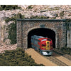 Woodland Scenics C1157 N Cut Stone Double Tunnel Portal 2pc
