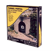 Woodland Scenics HO C1253 Cut Stone Single Tunnel Portal