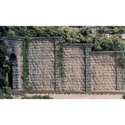 Woodland Scenics C1259 HO Cut Stone Retaining Wall 3pc