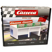 Carrera 21104 Evolution/Digital 132 Double Garage Plus Signage for Pitstop Lane