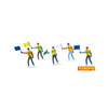 Carrera Evolution/Digital 132 Flag Marshalls Set (5 pce)
