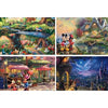Ceaco 3669 Disney Thomas Kinkade 4-in-1 S5 Puzzle S5 500pc Jigsaw Puzzle