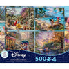Ceaco 3672 Kinkade Disney 500pc 4 in 1 S6 Puzzle