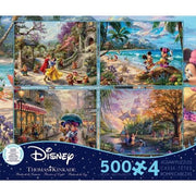 Ceaco 3672 Kinkade Disney 500pc 4 in 1 S6 Puzzle
