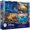Ceaco 3673 Kinkade Disney 500pc 4 in 1 S7 Puzzle