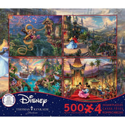 Ceaco 3674 Kinkade Disney 500pc 4 in 1 S8 Puzzle