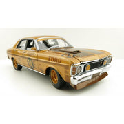 Classic Carlectables 18727 1/18 Ford XW Falcon Phase II GT-HO 1970 Bathurst Winner Gold Livery Diecast Car