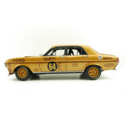 Classic Carlectables 18727 1/18 Ford XW Falcon Phase II GT-HO 1970 Bathurst Winner Gold Livery Diecast Car