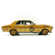 Classic Carlectables 18727 1/18 Ford XW Falcon Phase II GT-HO 1970 Bathurst Winner Gold Livery Diecast Car