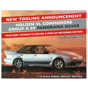 Classic Carlectables 18751 1/18 Holden VL Commodre Group A SV Panorama Silver
