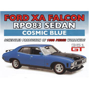 Classic Carlectables 18788 1/18 Ford XA RPO83 Sedan Cosmic Blue