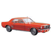 Classic Carlectables 18804 1/18 1966 Pony Mustang Signal Flare Red