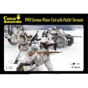 Caesar Miniatures H097 1/72 WWII German Winter Unit with Pak-36 and Crew