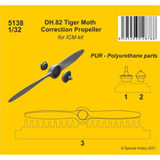 CMK 5138 1/32 De Havilland DH 82 Tiger Moth Correction Propeller Resin