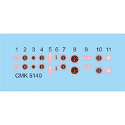 CMK 5140 1/32 De Havilland DH 82 Tiger Moth Correction Set Resin