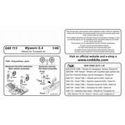 CMK Q48113 1/48 Wyvern S.4 Wheels For Trumpeter