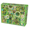Cobble Hill 80149 Rainbow Project Green 1000pc Jigsaw Puzzle