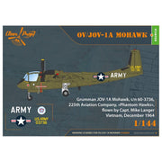 Clear Prop Models 144004 1/144 Grumman OV-1A/JOV-1A Mohawk Starter Kit