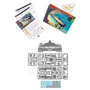 Clear Prop Models 72021 1/72 Curtiss H-75O Hawk Starter Kit