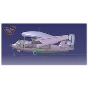 Clear Prop Models 72021A 1/72 Grumman E-1B Tracer