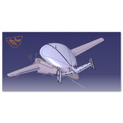 Clear Prop Models 72021A 1/72 Grumman E-1B Tracer