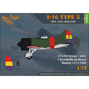 Clear Prop Models 72023 1/72 Polikarpov I-16 Type 5 In the Sky of Spain Starter Kit