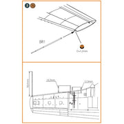 Clear Prop Models A48006 1/48 XA2D-1 A2D Skyshark Pitot Tubes and Guns