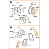 Clear Prop Models A72015 1/72 UH-2 A/B Seasprite Painting Mask Plastic Accessories Set