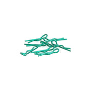 Core RC CR066 1/10 Small Body Clip Metallic Green 8pk