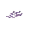Core RC CR069 1/10 Small Body Clip Metallic Purple 8pk