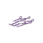 Core RC CR069 1/10 Small Body Clip Metallic Purple 8pk