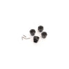 Core RC Alloy Body Mount Adjuster Set Black 4pcs Mi6