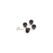 Core RC Alloy Body Mount Adjuster Set Black 4pcs Mi6