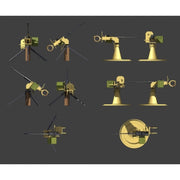 Customscale16.02 VK35002 1/35 3cm Bordkanone MK 103 Behelfslafette Baumaffe Oder Standlafette