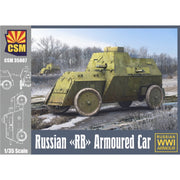 Copper State Models 35007 1/35 Italian Armoured Car 1ZM WW2 Plastic Model Kit