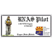 Copper State Models F48-007 1/48 Royal Navy Air Service Pilot WWI