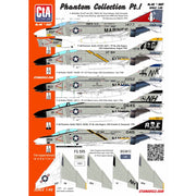 Cut Then Add 040 1/48 Phantom Collection Pt.I McDonnell F-4B/F-4G/F-4N Decal Set
