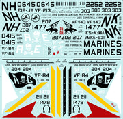 Cut Then Add 040 1/48 Phantom Collection Pt.I McDonnell F-4B/F-4G/F-4N Decal Set