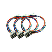 DCC Concepts DCC-8PF3 Decoder Harness 8 Pin Female 300mm 3 Pack