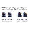 DCC Concepts DCD-GS-BR-D OO 12 x 3-Light Diesel Era Expansion/Analogue Pack